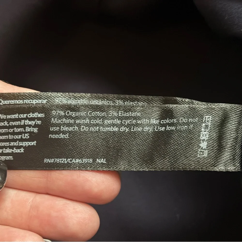 Eileen Fisher Organic Cotten Double Pocket Button Front Blazer Jacket Womens XS - Picture 10 of 10